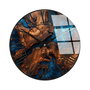 Wallity Reloj de pared decorativo de cristal Multicolor 40 cm